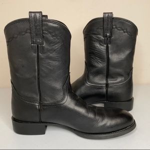 Ariat Heritage Roper Western Boot Black Men's Size 10.5D Great Condition